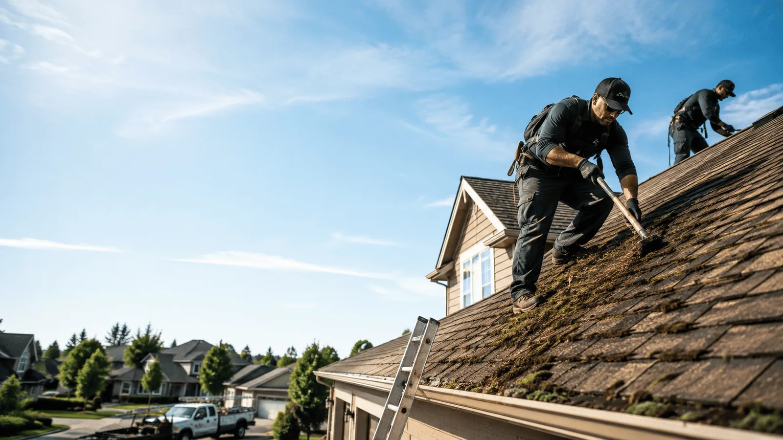 Roof Moss Removal in China Spring, TX near me